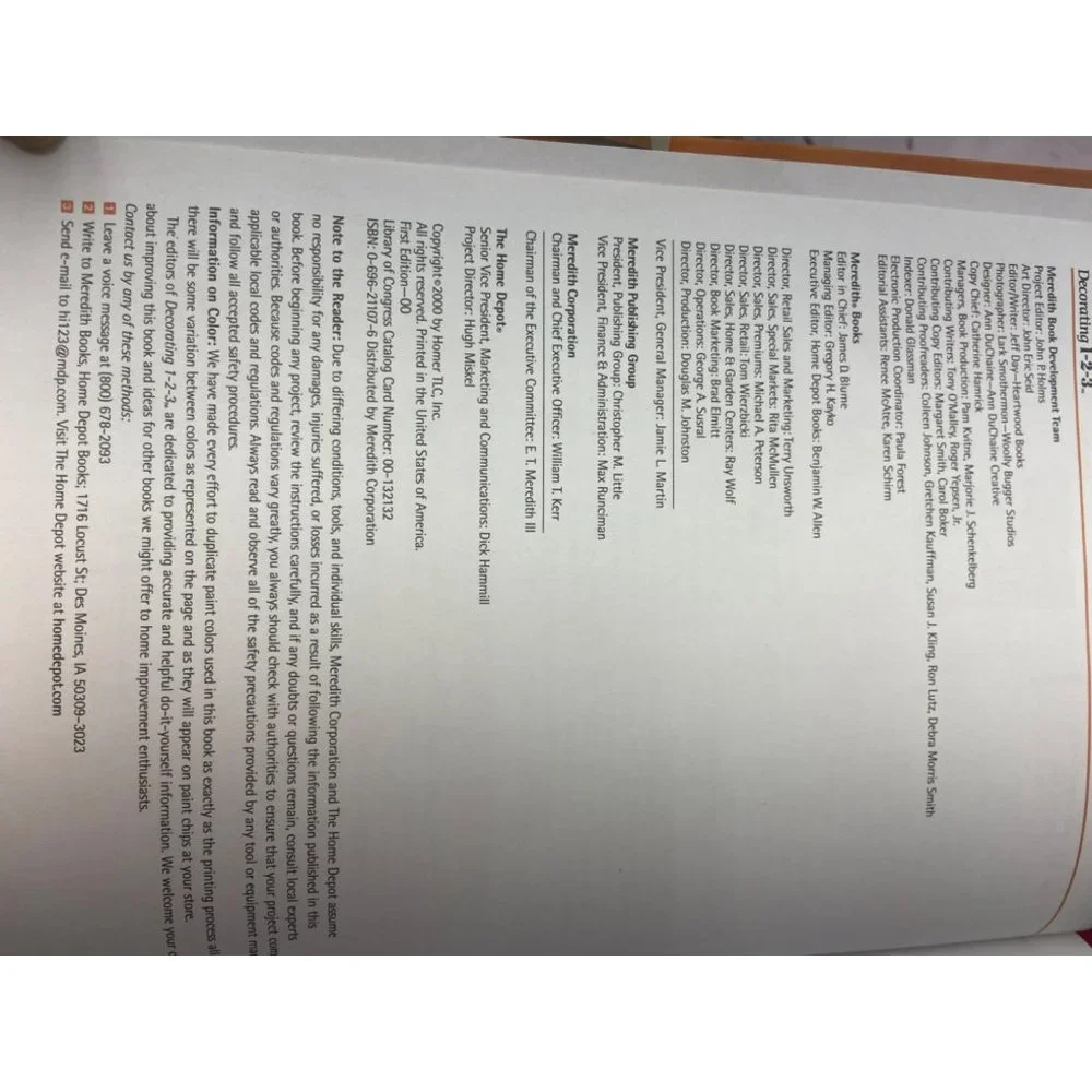 The Home Depot Hard Cover‎ Step By Step Decorating 1-2-3